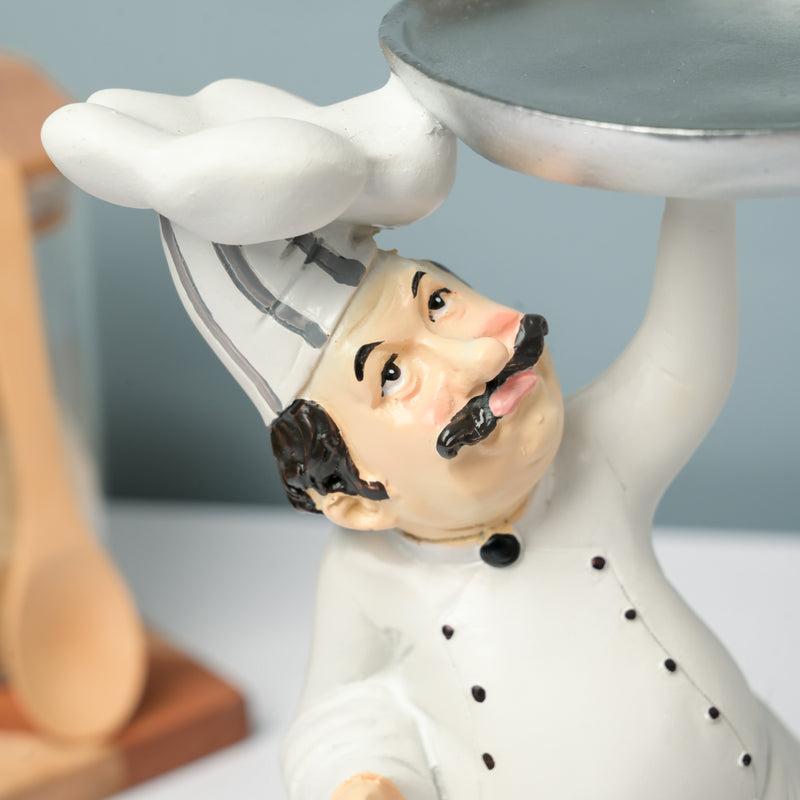 Chef Figurine With Dish - Showpiece | Home decor item | Room decoration item