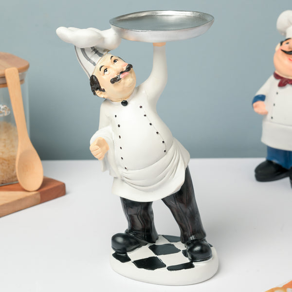 Chef Figurine With Dish - Showpiece | Home decor item | Room decoration item