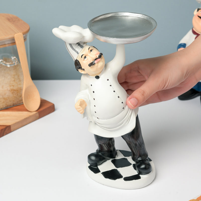 Chef Figurine With Dish - Showpiece | Home decor item | Room decoration item