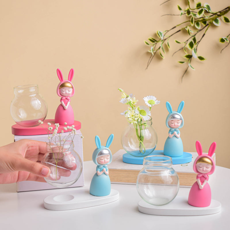 Bunny Fairy Vase - Showpiece | Home decor item | Room decoration item
