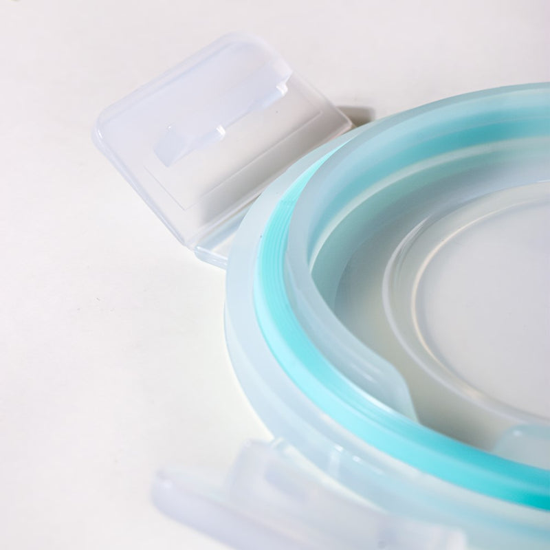 Glass Lunch Box With Lid Round Small Set Of 2 200ml - Lunch box