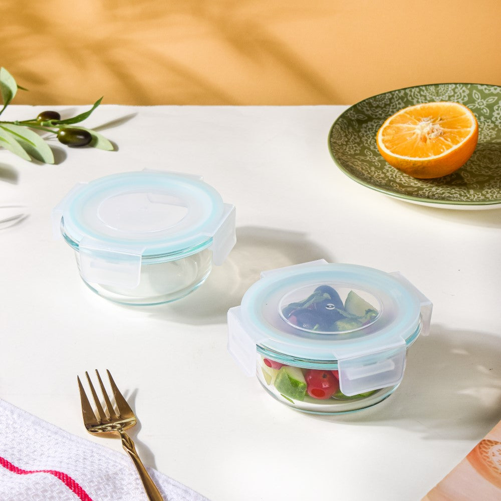 Lunch Box - Buy Airtight Glass Lunch Box Online in India |Nestasia