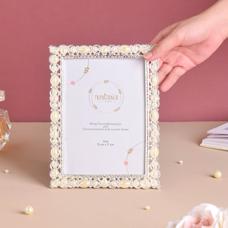 Golden Pearl Photo Frame Large - Picture frames and photo frames online | Living room decoration items