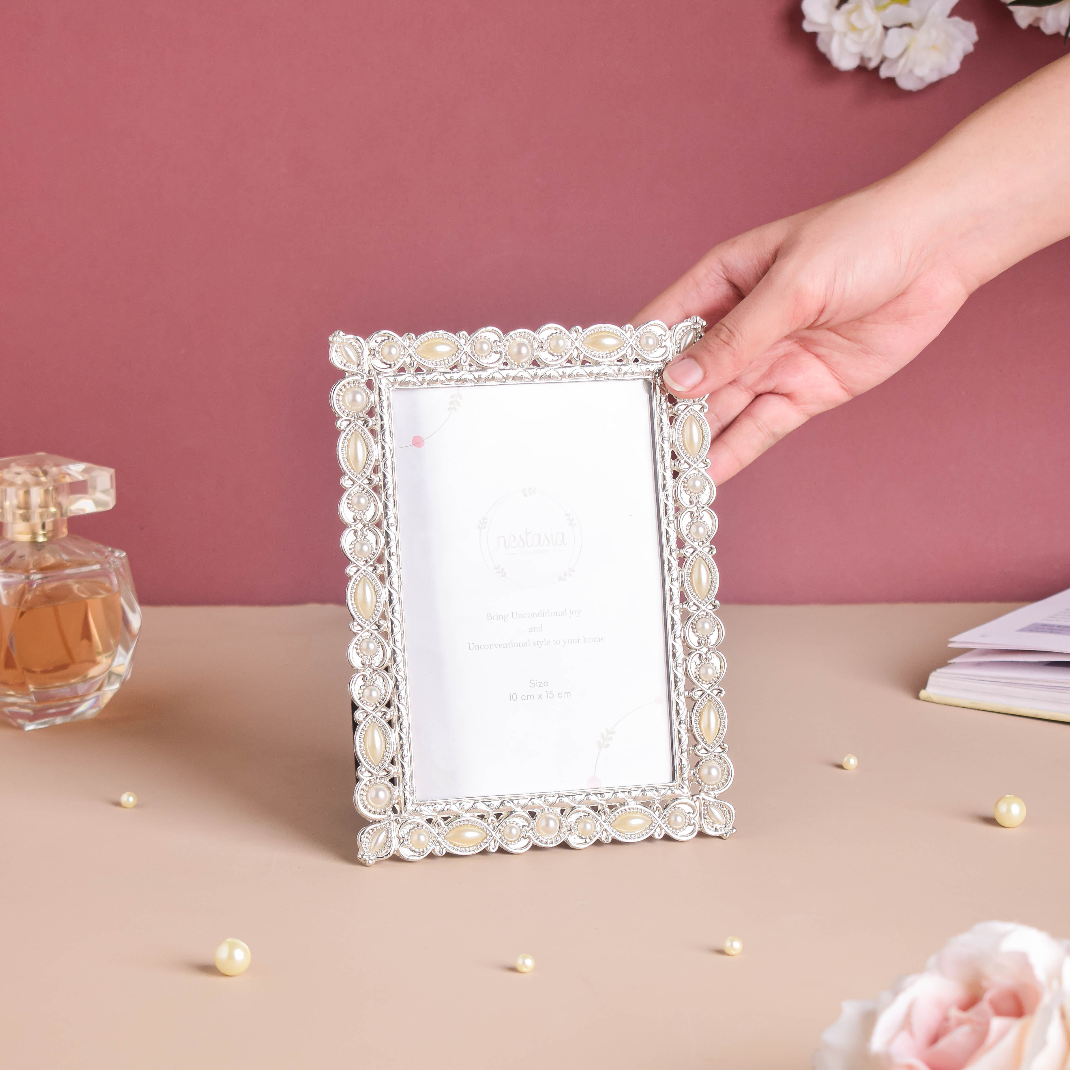 Buy Nestasia Golden Pearl Photo Frame Small Online