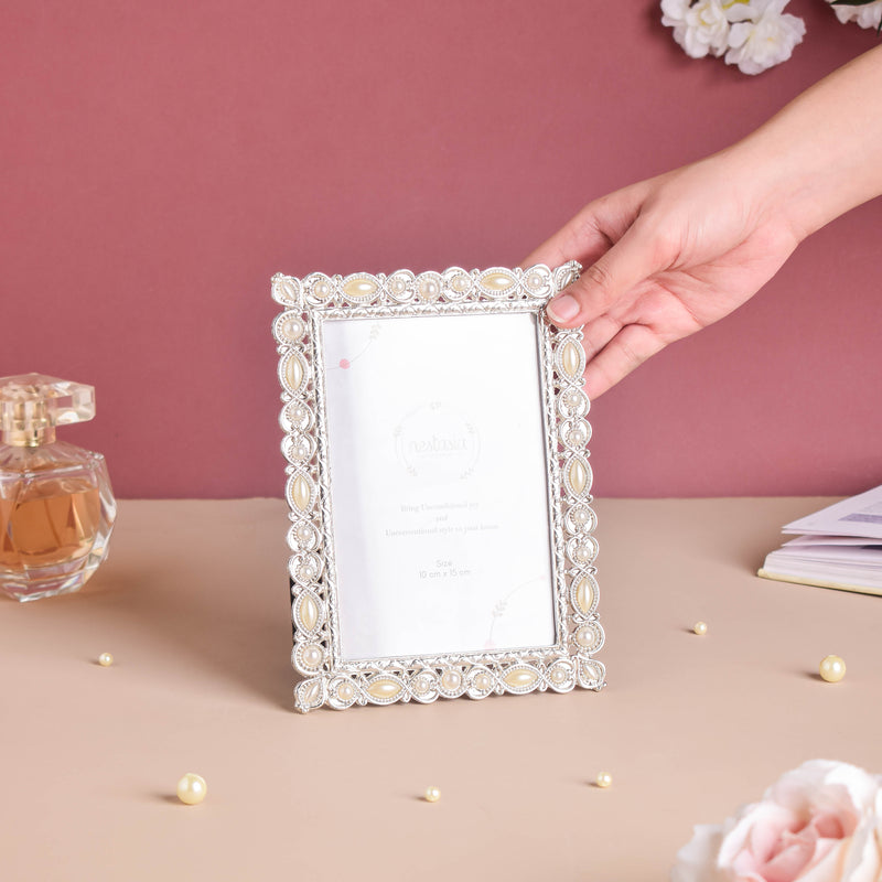 Golden Pearl Photo Frame Small - Picture frames and photo frames online | Living room decoration items