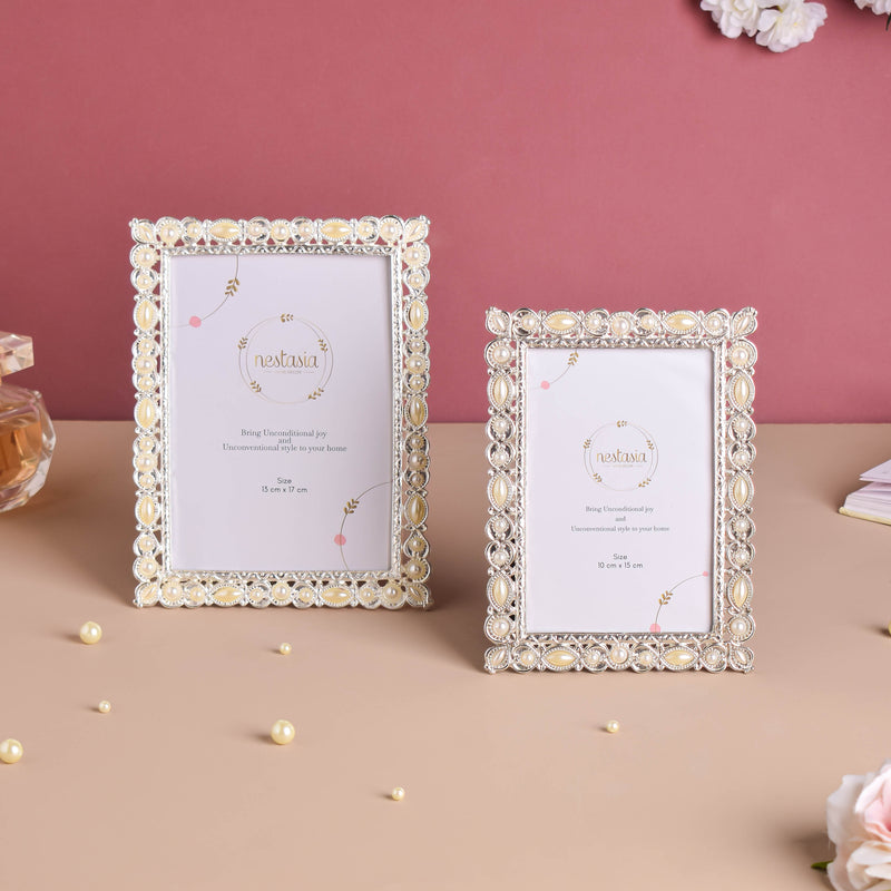 Golden Pearl Photo Frame Large - Picture frames and photo frames online | Living room decoration items