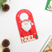Noel Santa Door Tag Red 8.5 Inch - Showpiece | Home decor item | Room decoration item