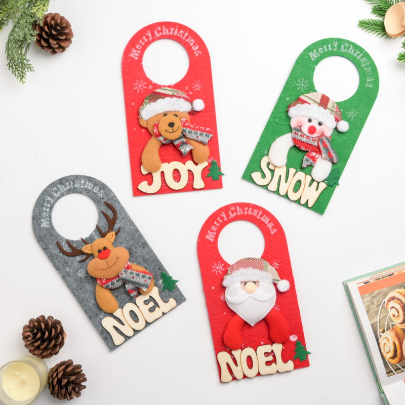 Noel Reindeer Door Tag Grey 8.5 Inch - Showpiece | Home decor item | Room decoration item
