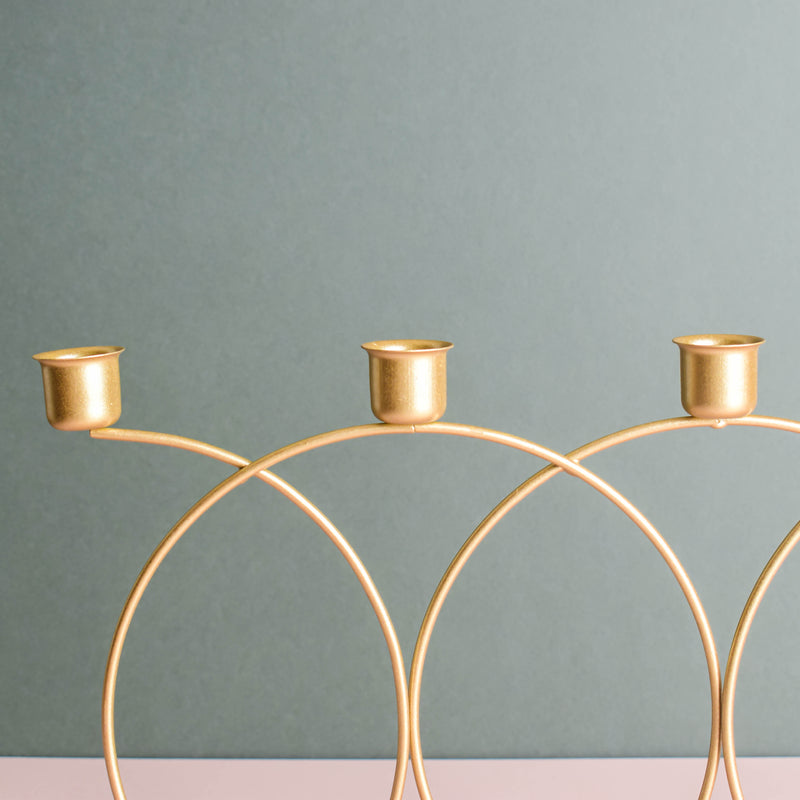 Round Modern Candle Stand - Candle stand | Living room decoration ideas