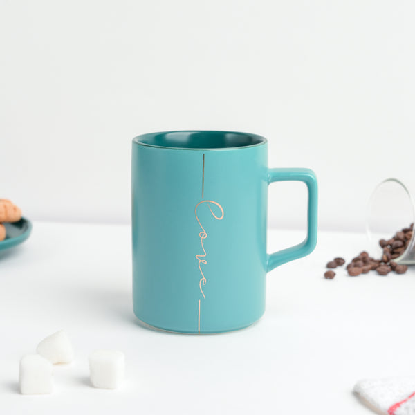 Emerald Green Ceramic Coffee Mug 400 ml