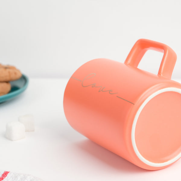 Zesty Orange Ceramic Coffee Mug 400 ml- Mug for coffee, tea mug, cappuccino mug | Cups and Mugs for Coffee Table & Home Decor