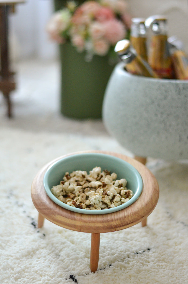 Blue Bowl with Stand - Bowl, ceramic bowl, serving bowls, noodle bowl, salad bowls, bowl for snacks, snack bowl sets | Bowls for dining table & home decor