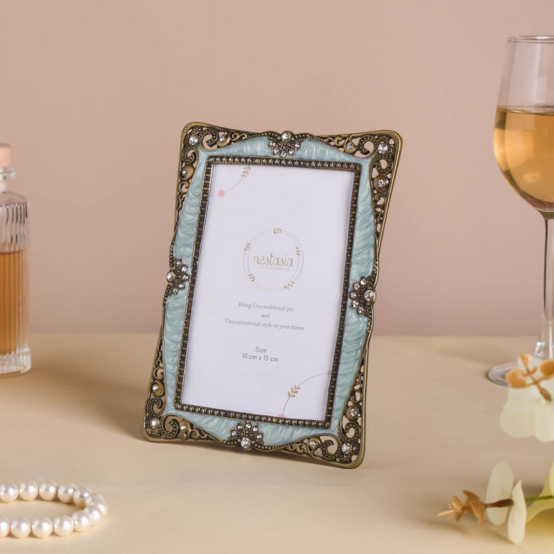 Blue Antique Photo Frame Small - Picture frames and photo frames online | Home decoration items