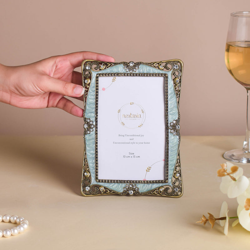 Blue Antique Photo Frame Small - Picture frames and photo frames online | Home decoration items
