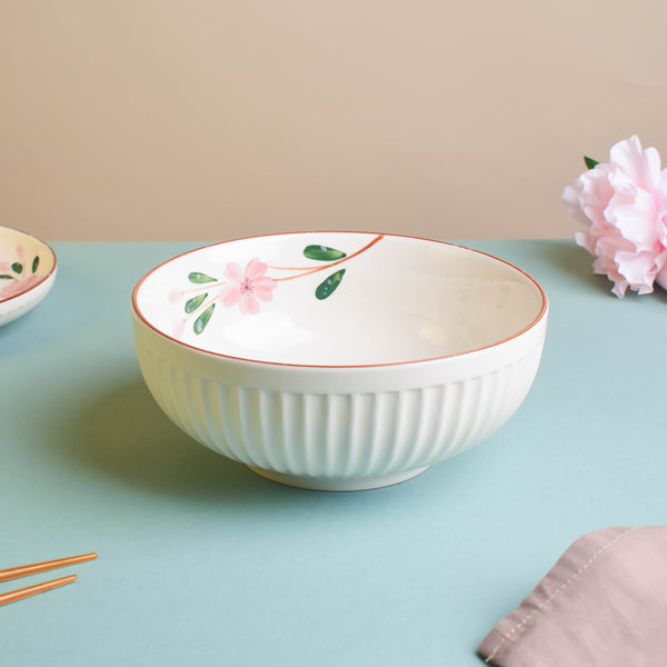 Sakura Serving Bowl - Bowl, ceramic bowl, serving bowls, noodle bowl, salad bowls, bowl for snacks, large serving bowl | Bowls for dining table & home decor