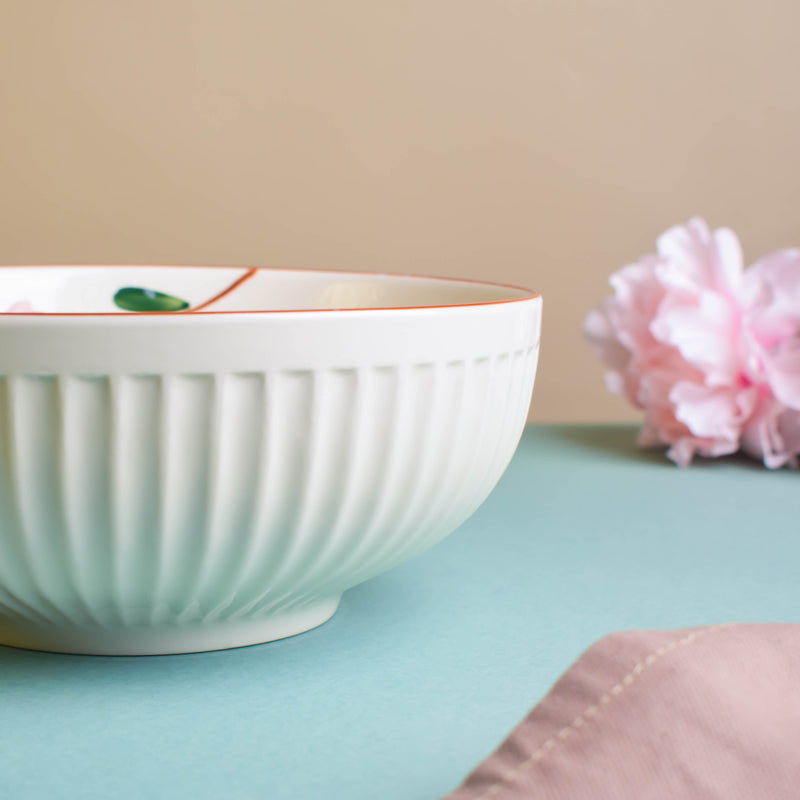 Sakura Serving Bowl - Bowl, ceramic bowl, serving bowls, noodle bowl, salad bowls, bowl for snacks, large serving bowl | Bowls for dining table & home decor