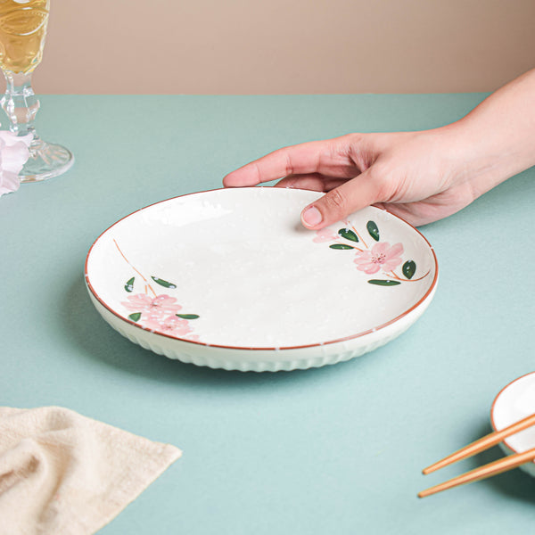 Sakura Snack Plate - Serving plate, snack plate, dessert plate | Plates for dining & home decor