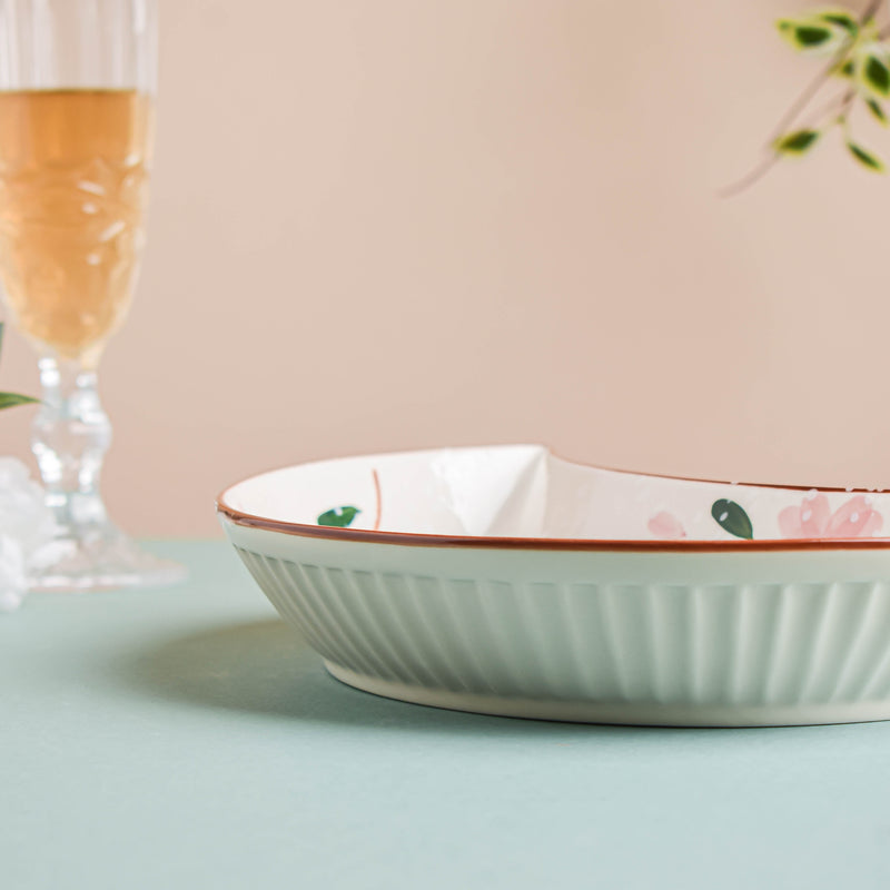 Sakura Moon Plate - Serving plate, snack plate, dessert plate | Plates for dining & home decor