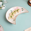 Sakura Moon Plate - Serving plate, snack plate, dessert plate | Plates for dining & home decor