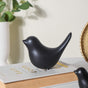 Ceramic Bird Showpiece Black Set Of 2 - Showpiece | Home decor item | Room decoration item