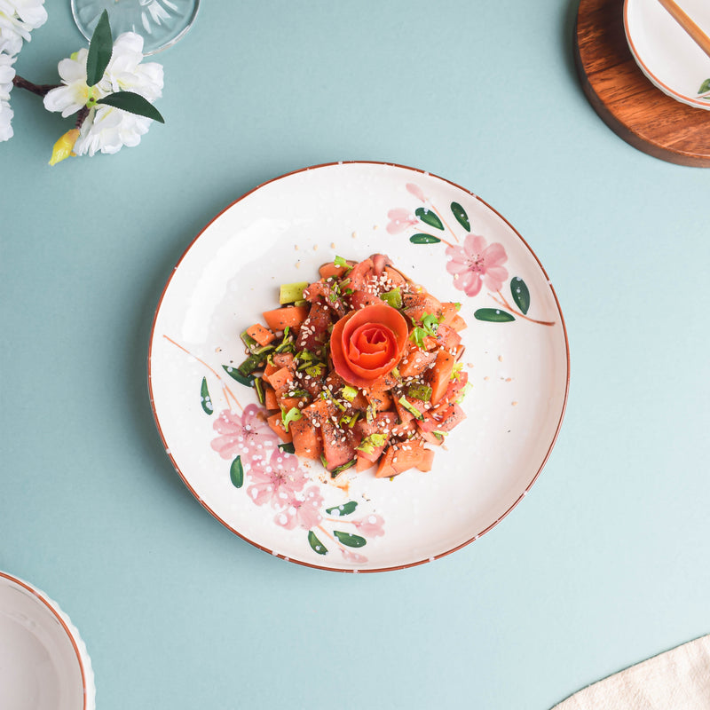 Sakura Snack Plate - Serving plate, snack plate, dessert plate | Plates for dining & home decor