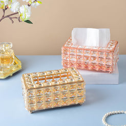 Crystal Tissue Box - Tissue box and tissue paper holder | Home decor items