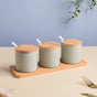 Seasoning Jar Set of 3 with Tray - Jar