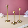 Golden Candle Stand Set Of 3 - Candle stand | Room decoration ideas