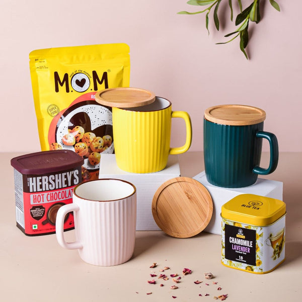 Tea-amo Mug And Snack Gift Hamper Set Of 6