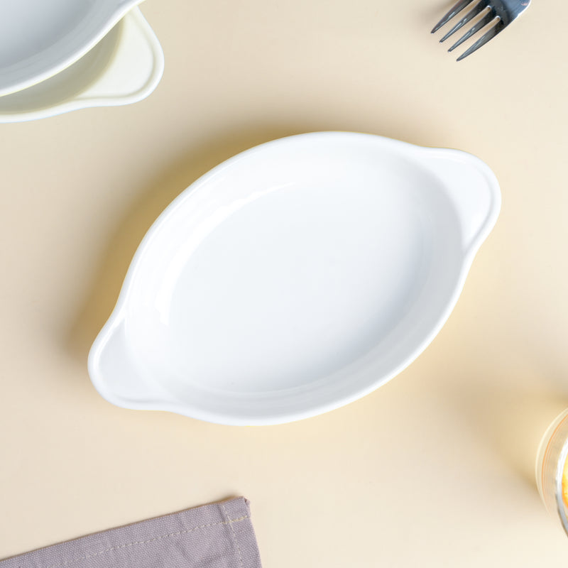 Sunny Side Up Oval Baking Plate 6 Inch - Baking Dish