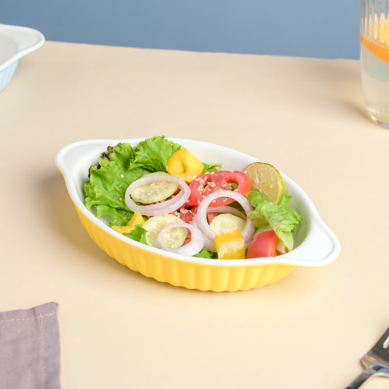 Sunny Side Up Oval Baking Plate 6 Inch - Baking Dish