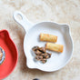 White Ceramic Dish With Handle - Baking Tray