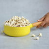 Yellow Bowl with Handle - Serving bowls, noodle bowl, snack bowl, popcorn bowls | Bowls for dining & home decor