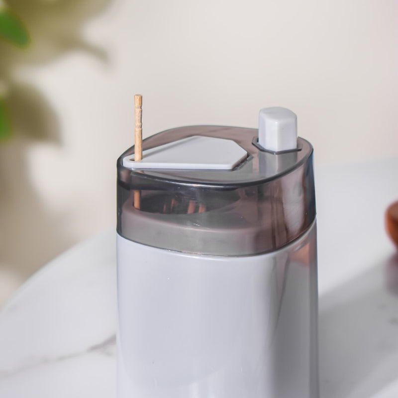 Pop-Up Toothpick Holder Dispenser Grey - Kitchen Tool