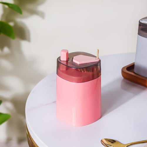 Pop-Up Toothpick Holder Dispenser Pink - Kitchen Tool