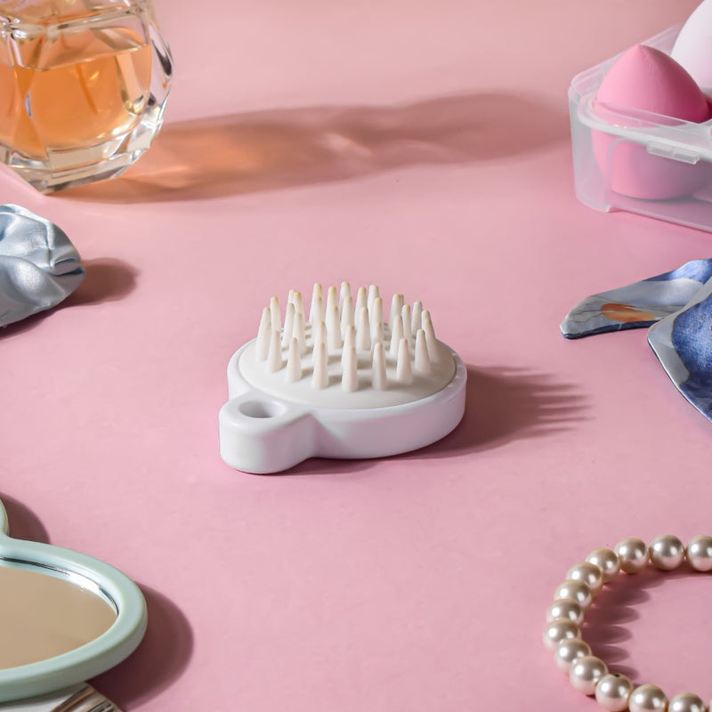 Scalp Scrubber Shampoo Brush White