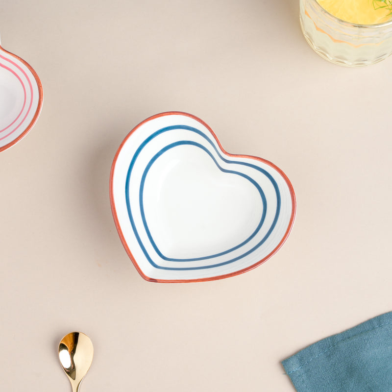 Blue Spiral Dinner Set 22 Piece Dinner Set For 6