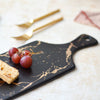 Black Marble Serving Platter - Ceramic platter, serving platter, fruit platter | Plates for dining table & home decor