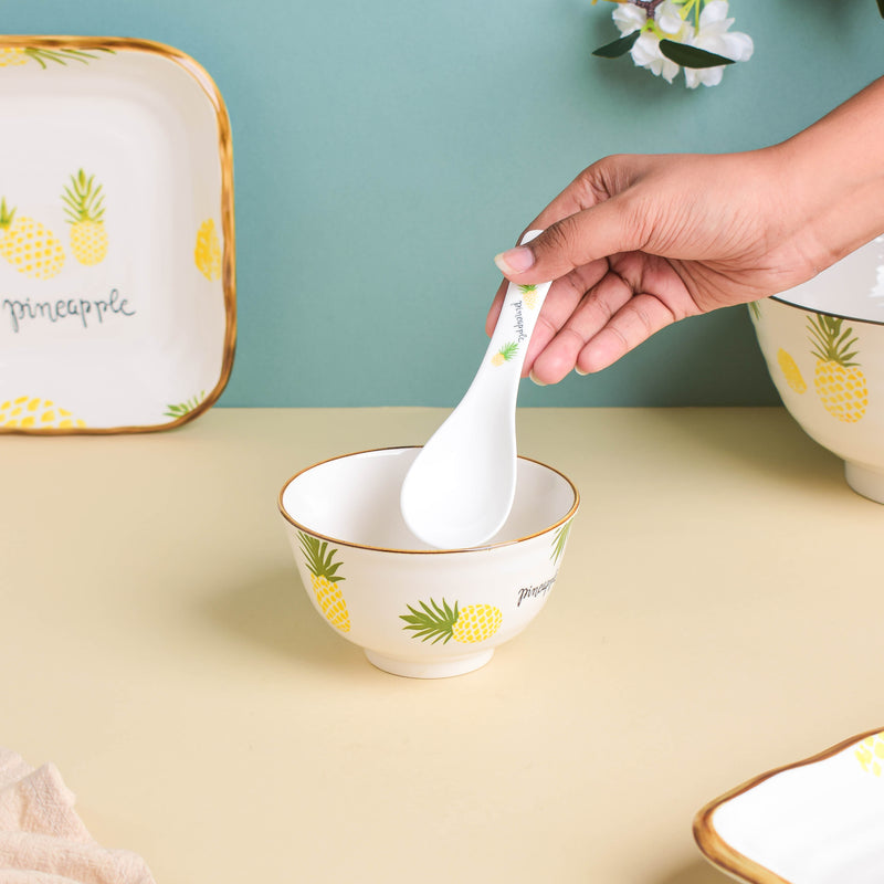 Pineapple Soup Set For 4