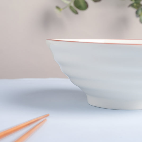 Blue Illusion Serving Bowl - Bowl, ceramic bowl, serving bowls, noodle bowl, salad bowls, bowl for snacks | Bowls for dining table & home decor