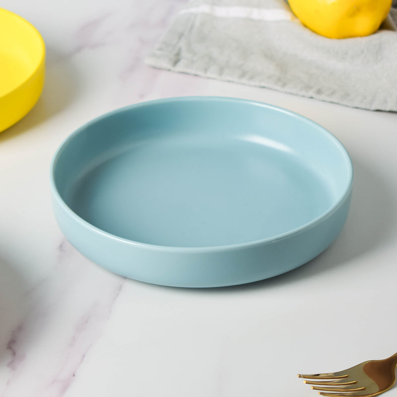 Solid Colored Deep Plate - Serving plate, snack plate, dessert plate | Plates for dining & home decor