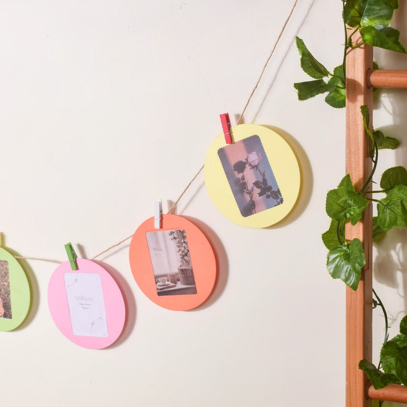 Round DIY Wall Hanging Picture Frame Set Of 2