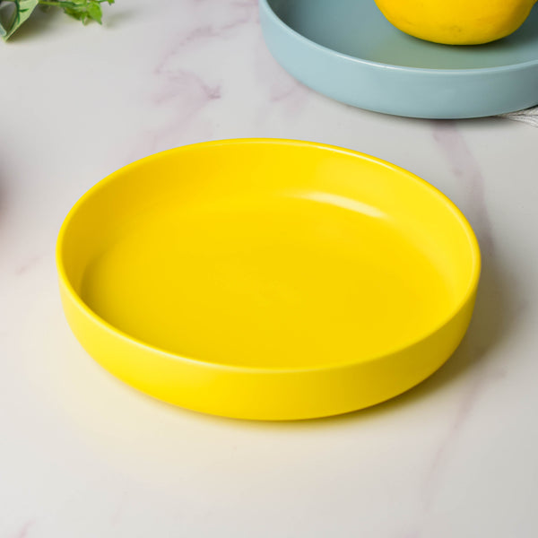 Solid Colored Deep Plate - Serving plate, snack plate, dessert plate | Plates for dining & home decor