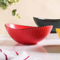 Ribbed Boat Serving Bowl - Bowl, ceramic bowl, serving bowls, noodle bowl, salad bowls, bowl for snacks, large serving bowl | Bowls for dining table & home decor