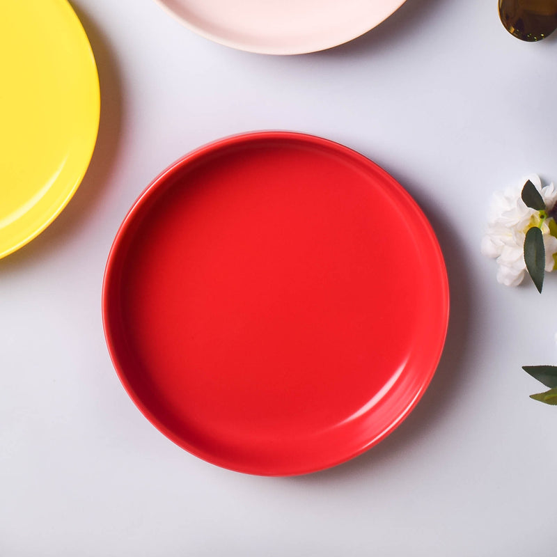 Solid Colored Deep Dish - Serving plate, snack plate, dessert plate | Plates for dining & home decor