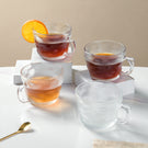 Earl Grey Glass Tea Cup Set of 4