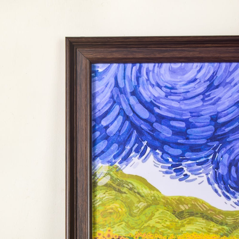 Van Gogh Printed Framed Wall Art 18x13 Inch - Framed posters wall art for wall decoration, wall design | Room decoration items