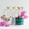 Marble Bird Planter - Flower vase for home decor, office and gifting | Home decoration items