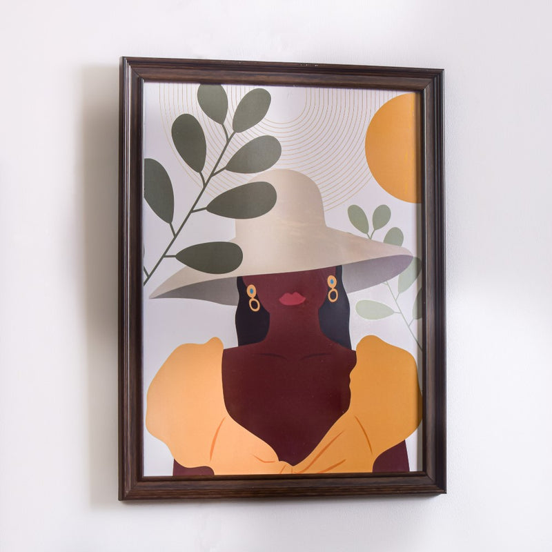 Boho Women Gallery Wall Art Set Of 3 18x13 Inch - Framed posters wall art for wall decoration, wall design | Room decoration items