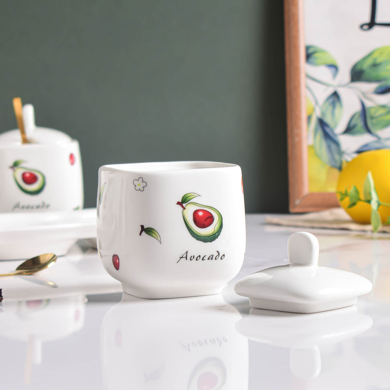 Avocado Spice Jar Set Of 3 - Jar